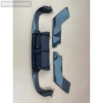 BMW M2 F87/M2 Carbon Fiber Rear Bumper Diffuser Splitter (2014-2022) - Image 5