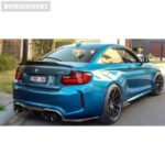 BMW M2 F87/M2 Carbon Fiber Rear Bumper Diffuser Splitter (2014-2022) - Image 6