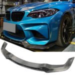 BMW M2 F87 V-Style Carbon Fiber Front Lip - Image 2