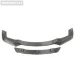 BMW M2 F87 V-Style Carbon Fiber Front Lip - Image 6