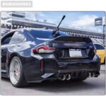 BMW M2 G87 Carbon Fiber CSL Style Trunk Lid and Rear Bumper Body Kit (2023+) - Image 6