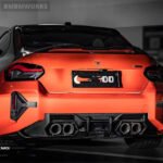 BMW M2 G87 Forged Carbon Fiber Rear Bumper Diffuser, Rear Splitters, and Spoiler Body Kit (2022+) - Image 2