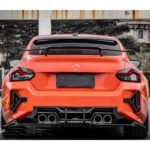 BMW M2 G87 Forged Carbon Fiber Rear Bumper Diffuser, Rear Splitters, and Spoiler Body Kit (2022+)