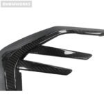 BMW M3/M4 G80 G82 G83 Carbon Fiber Front Bumper Side Fender Air Vent Covers & Trims Body Kit (2021+) - Image 4