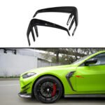BMW M3/M4 G80 G82 G83 Carbon Fiber Front Bumper Side Fender Air Vent Covers & Trims Body Kit (2021+)