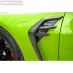 BMW M3/M4 G80 G82 G83 Carbon Fiber Front Bumper Side Fender Air Vent Covers & Trims Body Kit (2021+) - Image 2