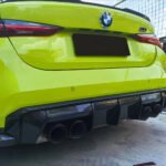 BMW M3/M4 (G80/G82/G83) Carbon Fiber Rear Bumper Lip Sword Fins & Diffuser (2021+)