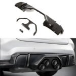 BMW M3/M4 G80 G82 G83 Dry Carbon Fiber Rear Lip Bumper Spoiler and Rear Diffuser Trim (2021-2024)