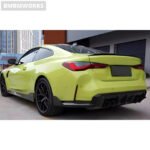 BMW M3/M4 G80/G82 MP Style Carbon Fiber Rear Corner (2020+) - Image 5