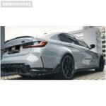 BMW M3/M4 G80/G82 MP Style Carbon Fiber Rear Corner (2020+) - Image 4