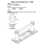 Challenger Lifts 11360 Inground Beam Lift Hardware Kit - Image 2
