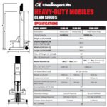 Challenger Lifts CLHM-190 Heavy-Duty Mobile Column Lifts Set of 4 - Image 10