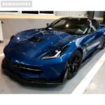 Chevrolet Corvette C7 Z06 Front Bumper Splitter & Chin Spoiler Diffuser Body Kit (2014-2019) - Image 6
