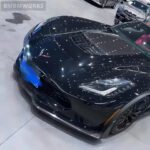 Chevrolet Corvette C7 Z06 Front Bumper Splitter & Chin Spoiler Diffuser Body Kit (2014-2019) - Image 2