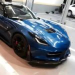 Chevrolet Corvette C7 Z06 Front Bumper Splitter & Chin Spoiler Diffuser Body Kit (2014-2019) - Image 3