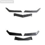 Chevrolet Corvette C8 2-Door Front Bumper Lip Spoiler Splitter Wide Body Kit (2023) - Image 4