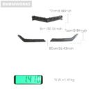 Chevrolet Corvette C8 2-Door Front Bumper Lip Spoiler Splitter Wide Body Kit (2023) - Image 5
