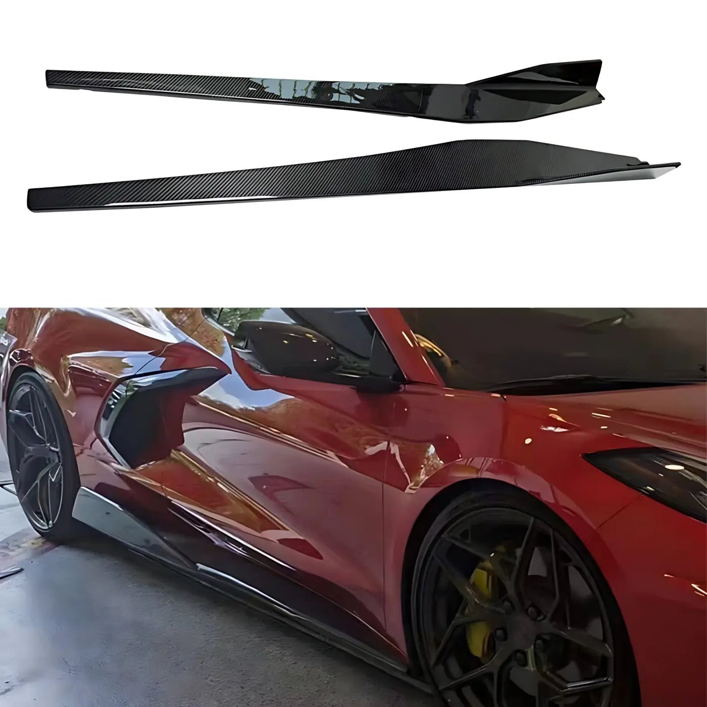 chevrolet-corvette-c8-carbon-fiber-forged-side-skirts-rocker-extensions-body-kits-performance-2-975 Chevrolet Corvette (C8) Carbon Fiber Forged Side Skirts Rocker Extensions - Image 1