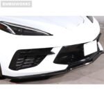 Chevrolet Corvette C8 Carbon Fiber Front Bumper Splitter Front Lip Chin Spoiler Diffuser (2019+) - Image 2