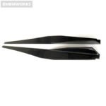 Chevrolet Corvette C8 Z06 Carbon Fiber Side Skirt Splitters with Winglets (2020+) - Image 2