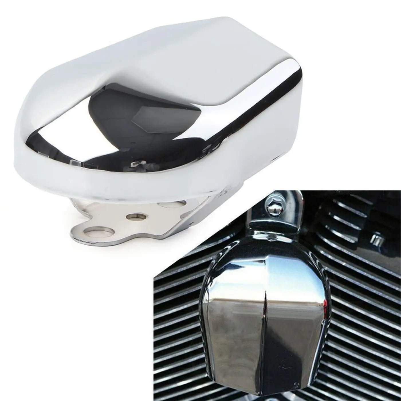 chrome-horn-cover-harley-davidson-touring-road-king-street-electra-glide-1993-18-959 Chrome Horn Cover Harley Davidson Touring Road King Street Electra Glide 1993-18 - Image 1