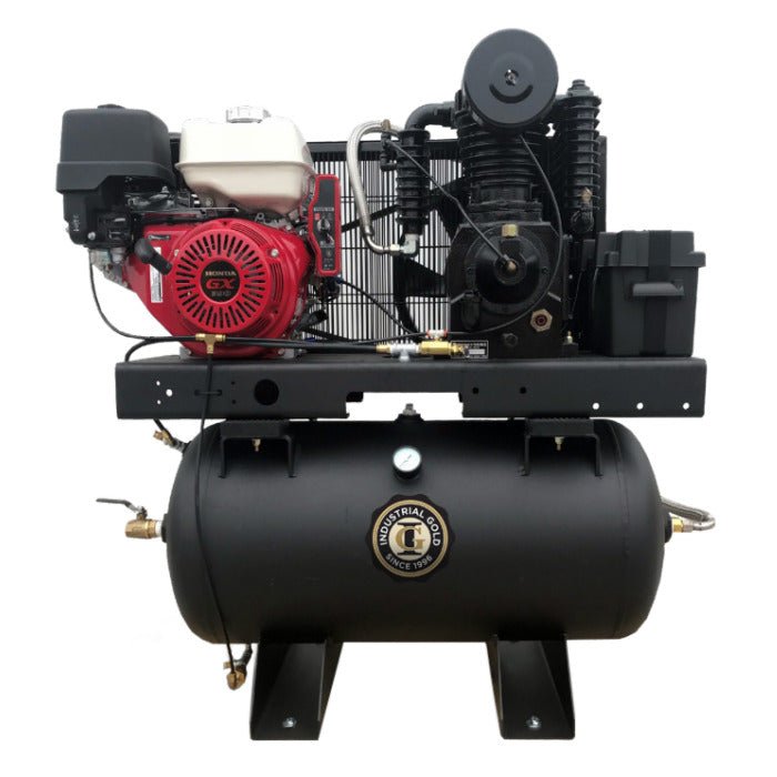 ci13geh30-p-platinum Industrial Gold CI13GEH30-P Platinum Engine Driven Reciprocating Compressor - Image 1