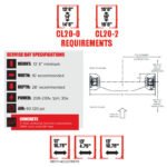 Challenger Lifts CL20-2 Heavy-Duty Two Post Lift Extended Height - Image 15