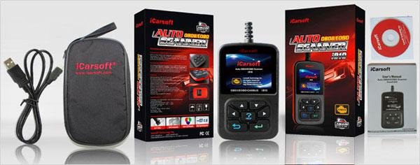 iCarsoft i810 Package Contents