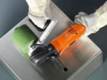 72214950080 FEIN WPO 14-25 E Corded Angle Polisher Set with Sanding Fleece, Backing Pad, Gum Wheel, Anti-Vibration Handle, Tool Case - Image 3
