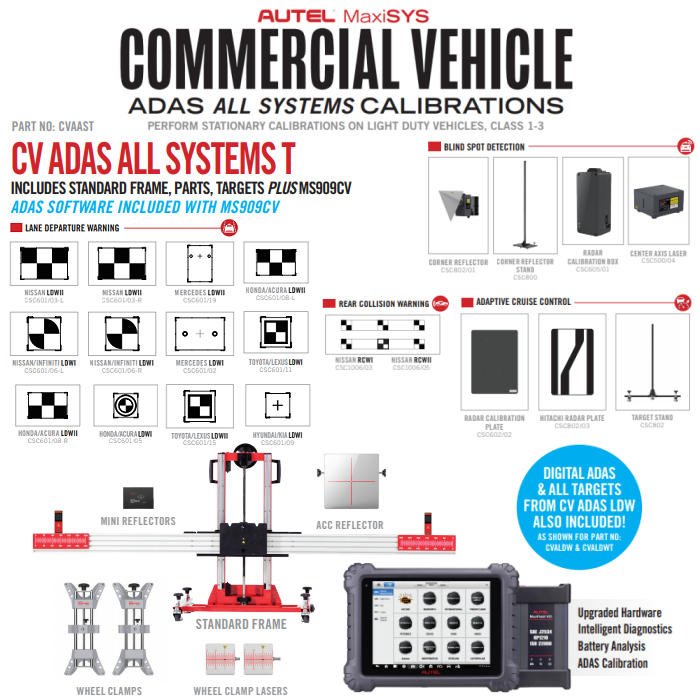 cvaast_final Autel CVAAST CV ADAS All Systems Tablet Package - Image 1