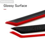 Door Strips Trim Decals Carbon Fiber Stickers 10th 2016-2021 Honda Civic - Image 3