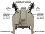 Atlas SBC1200 Extra Large Sandblast Cabinet with Vacuum - Image 4
