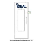 iDEAL Cross Flow Paint Spray Booth Personnel Side Door Kit - Image 2