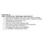 iDEAL Cross Flow Paint Spray Booth Personnel Side Door Kit - Image 4