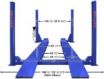 Atlas Platinum PVL14OF-EXT ALI Certified Open Front Four Post Alignment Lift - Image 6