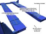 Atlas Platinum PVL14OF-EXT ALI Certified Open Front Four Post Alignment Lift - Image 8