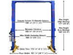 Atlas Platinum PVL-12 ALI Certified Two Post Lift - Image 4