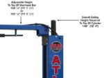Atlas Platinum PVL-10 ALI Certified Two Post Lift - Image 15