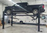 Challenger Lifts CL4P9W Home Storage Four Post Lift Extended Width - Image 13