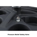 JohnDow JDI-27DC 27-Gal Deluxe Poly Self-Evacuating Portable Oil Drain - Image 3