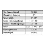 ASEplatinum TC-950 Large Diameter Tire Changer - Image 8