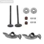 Engine Head Intake Exhaust Valve & Rocker Arm Kit Mahindra Honda XR100R 81-03 XR - Image 3