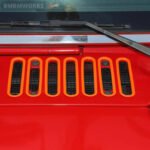 Engine Hood Air Inlet Vent Cover Bezel Trim Exterior Jeep Wrangler JK 2007-2017 - Image 5