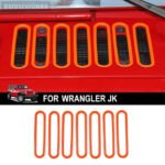 Engine Hood Air Inlet Vent Cover Bezel Trim Exterior Jeep Wrangler JK 2007-2017 - Image 3