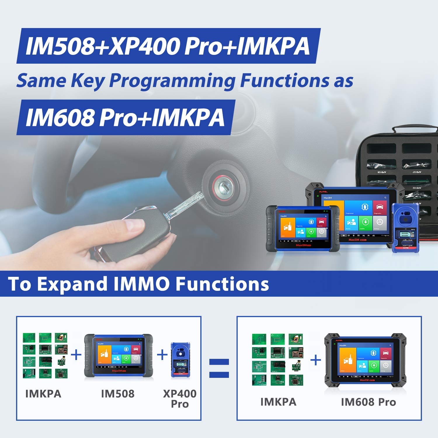 Autel IMKPA Works with IM508+XP400 PRO same function as im608 pro