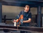 71700564090 FEIN 18V Cordless Magnetic Base Drill Kit 1-3/8 Inch Capacity with 5 HSS Annular Cutters, Dual 8.0Ah Batteries, Rapid Charger, Portable Metal Drill - Image 4