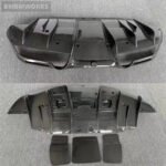Ferrari F8 Carbon Fiber Rear Diffuser Body Kit (2019+) - Image 4