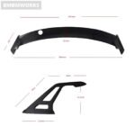 Forged Carbon Fiber BMW M2 / M3 / M4 Rear Spoiler Wing - Image 8