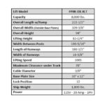 ASEplatinum WH8K-DX-XLT Extended Four Post Auto Lift - Image 8