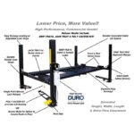 ASEplatinum WH8K-DX-XLT Extended Four Post Auto Lift - Image 11
